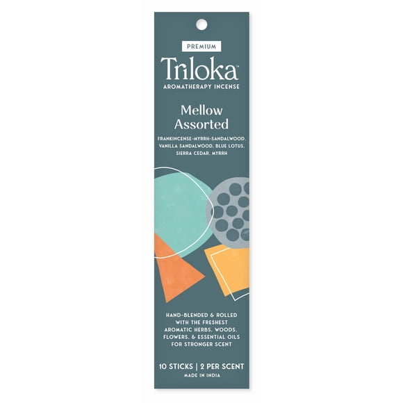 Incienso Triloka Mellow Surtido Premium 10 varillas