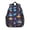 Astronaut and Whale, variant on Astronaut and Rocket Blue Pattern Backpack for School, Cute School Bag with Adjustable Shoulder Straps and Padded Back, 15"x11.42"x5.5"