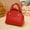red, variant on Creative Leather Gift Bags Shell Packaging Bag Wedding Favour Distributions Bags Eid Mubarak Candy Packaging Box Mini Handbag