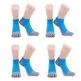 thumbnail image 1 of 4 pares de calcetines de algodón calcetines de cinco dedos calcetines de algodón de tubo medio para hombres calcetines con punta dividida, 1 of 5
