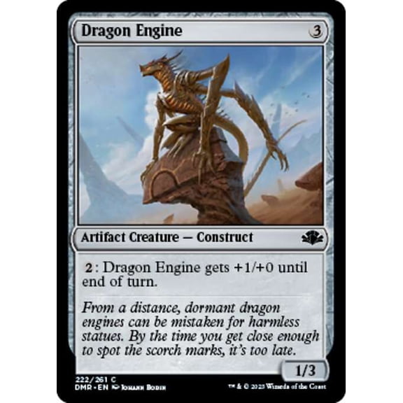 MtG Dominaria Remastered Common Dragon Engine #222
