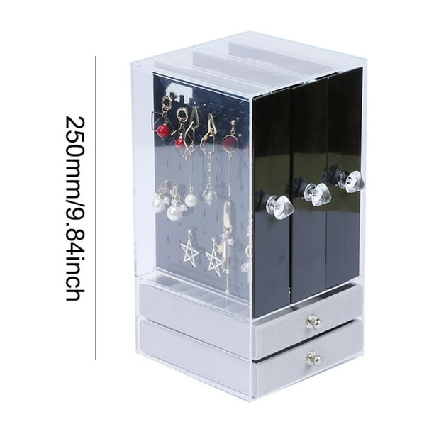 Earring display case with lock sale