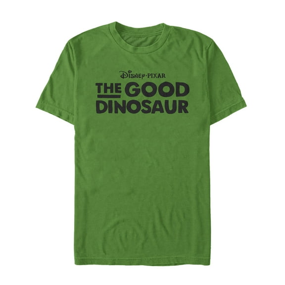 Men's The Good Dinosaur Logo  Graphic Tee Kelly Green Small