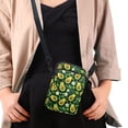 thumbnail image 4 of HELLHERO Avocado pattern design Leakproof Polyester Sling Bag Adults 4.33x1.97x7.09 Love, 4 of 7