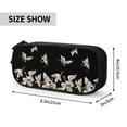 thumbnail image 4 of Goofa Japanese White Crane Pattern Big Capacity Pencil Pen Case Office College Large Storage High Capacity Bag Pouch Holder Box Organizer, 4 of 9