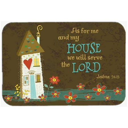

Carolines Treasures As for Me & My House Glass Large Cutting Board