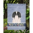 thumbnail image 3 of Carolines Treasures BB5686GF Pekingnese Black White Welcome Garden Size Flag, 3 of 3