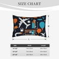 thumbnail image 4 of Goofa Creative Transport Pattern Pillow Case – Plush & Soft Cushion Cover, Hypoallergenic Throw Pillow Case for Comfortable Sleep with Envelope Closure-16"x24", 4 of 6