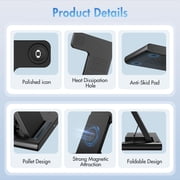 Wireless Charger,15W Wireless Charging Station Compatible with iPhone 17 16 15 14 13 12 11 8 Pro Max Mini Plus X XR XS Max SE Plus,for iWatch 10 9 8 7 6 5 4 3 2 SE Ultra,for AirPods 4 3 2