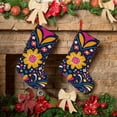 thumbnail image 6 of Sikiie Cinco De Mayo Floral Christmas Stockings,18 Inches Christmas Stockings Xmas Hanging Stockings for Family Christmas Decorations & Gifts, 6 of 7