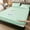 Light Green, variant on Waterproof Quilted Mattress Protector, Ultra-Soft Fitted Mattress Pad with Deep Pockets, Breathable Cover for Bedroom & Dorm