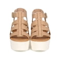 thumbnail image 4 of Soda EE61 Women Nubuck Open Toe Fisherman Platform Gladiator Sandal, 4 of 5