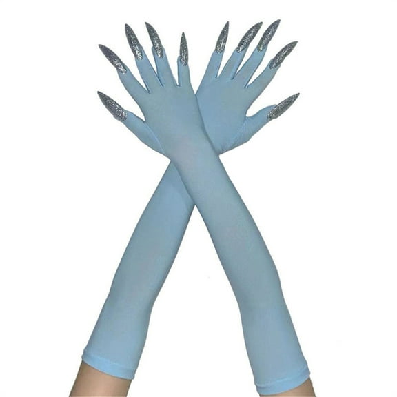 lanema 1pair Devil Scary Long Mittens Spirit Corpse Hands Gloves Hand Reapers Gloves
