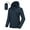 Dark Blue, variant on Off Road Ventures Woman Packable Rain jacket Hooded lightweight Windbreaker Waterproof Raincoat With Pocket