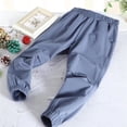 thumbnail image 4 of THJRPQJFD Kids Boys Cotton Active Jogger Pants Elastic Waist Athletic Joggers Classic Plain Sweatpants Casual Jogging Bottoms Track Pant Preppy Clothes, 4 of 5