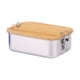 thumbnail image 1 of Caja de conservación de alimentos Soledad 850 ml Tapa de bambú acero inoxidable, 1 of 10