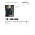 thumbnail image 2 of Anvil 784 Preshrunk Hthr Color Long-Sleeve T-Shirt - Ash - X-Large, 2 of 2