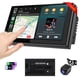 thumbnail image 1 of Haudio Car Accessories estéreo de coche HD de doble DIN de 7 pulgadas con Carplay y Android Auto, 2 receptores de audio 64G para coche con control por voz, cámara de respaldo, Bluetooth, navegación GP, 1 of 5