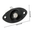 thumbnail image 5 of SIEYIO 1/4'' Electric Guitar Jack Output Plate Socket Jackplate Black Output/Input Jack, 5 of 10