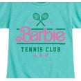 thumbnail image 3 of Barbie - Barbie Tennis Club - Girls Fitted Short Sleeve Graphic T-Shirt, 3 of 5