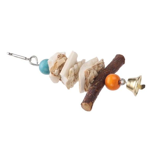 Cuttlebone Toys Juguetes Colgantes Para Masticar Loros Con Campana Para Loros Grises Africanos Budgie Material Premium, Fácil De Arreglar, Hueso De Sepia, Adecuado Para Loros Y