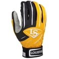 thumbnail image 2 of Louisville Slugger Adult Series 5 Batting Gloves - Medium - Yellow, 2 of 2