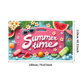 thumbnail image 2 of Tropical Theme Summer Banner Decorative Design Beach Party Ice Cream Fruits for Holiday Celebration Outdoor Gathering Summer Events, 2 of 7