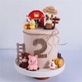 thumbnail image 5 of WINDLAND Kids Birthday Cake Decorations Farm Animals Lamb Ponies Pig Chicken Duck, 5 of 21