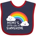 thumbnail image 3 of Inktastic Mimi's Little Ray of Sunshine Boys or Girls Baby Bib, 3 of 4