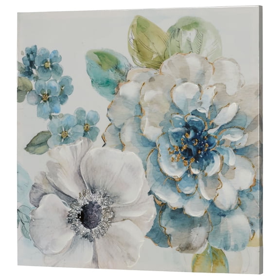 Endless Beauty Floral Canvas Wall Art Multi Cool One Size