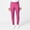 Hot Pink, variant on Wink W123 Women's Comfort Waist Cargo Jogger Scrub Pant, Olive, XXS Petite
