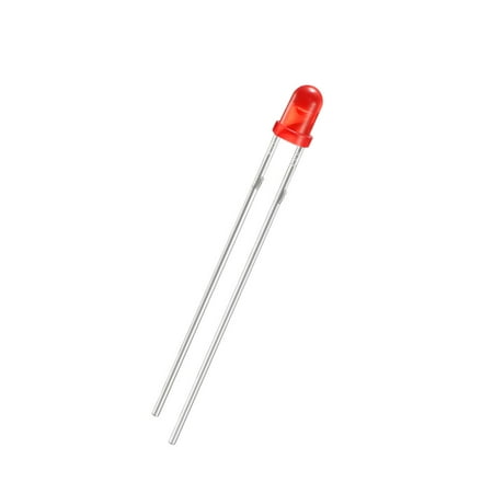 

3mm LED Diode Lights - 30 Pack Red Lights Diodes DC 1.8-2V Bulb Light Emitting Diode