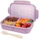 thumbnail image 1 of Bento Boxes Adults Lunch Box Lunch Containers For Adults 3 Compartment Bento Lunch Box Leak Proof Food Containers Microwave Safe(flatware Included,pur, 1 of 1