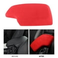 thumbnail image 4 of Center Armrest Panel Trim Center Armrest Box Panel Cover Armrest Protective Cover Armrest Box Panel Sticker Suede Armrest Box Panel Cover Decoration Fit For 3 Series F30 F31 GT F34, 4 of 8
