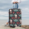 thumbnail image 3 of Lsque Gnome With Mushroom 2 Printed Luggage Cover, Travel Luggage Protector,Scratch and Dirt Resistant, Fits 18-32 Inch Luggage - Small, 3 of 9