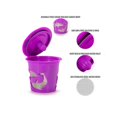thumbnail image 3 of Estbridge Reusable Coffee Filter Refillable K-Cup Pod for  2 Capsules, 3 of 8
