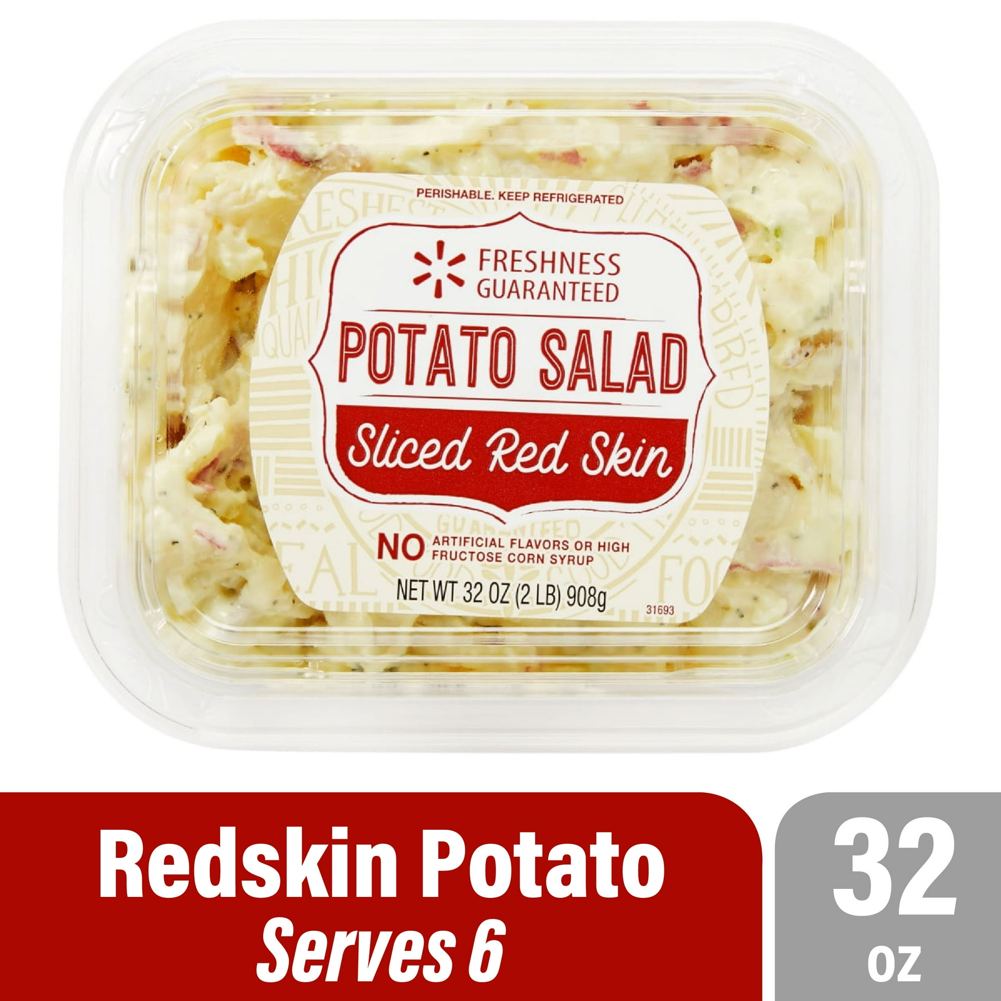 Freshness Guaranteed Premium Ready-to-Serve Redskin Potato Salad Family Tub, 32 oz (Refrigerated)