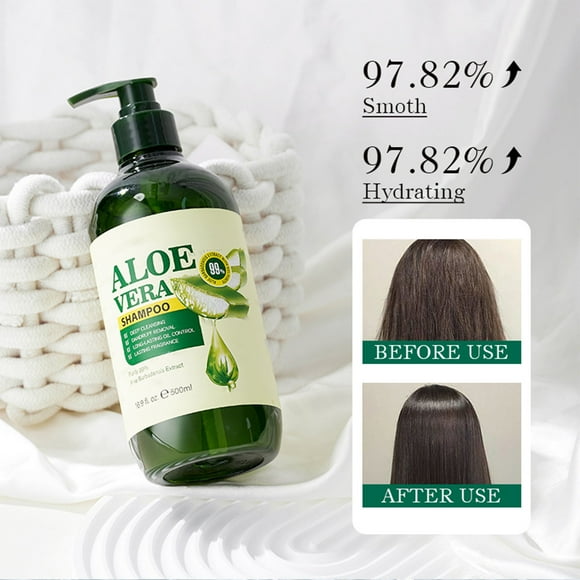 ABPWLY Aloe Shampoo Soothing Hydrating for Dry Hair Sulfate-Free Aloe Shampoo Gentle Cleansing for Sensitive Scalps 500ml Clearance Personal Care Products Canada Days Up to 40% Off