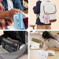 thumbnail image 2 of ROLKFUK Large Capacity Clear Mesh Pencil Pouch, Zippered Pen Case for Sch-ool Supplies, Transparent Stationery Organizer Bag, 2 of 6