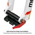 thumbnail image 3 of Bike Fork Mount Quick Release Thru Axle Carriers Front Fork Block Car Roof Rack Carriers For 5x100mm 12x100mm 15x100mm 15x110mm, 3 of 5