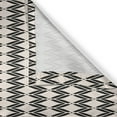 thumbnail image 4 of Ambesonne Art Deco Valance Pack of 2, Optical Illusion Zigzags, 54"X12", Charcoal Grey Ivory, 4 of 5