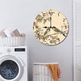 thumbnail image 7 of ZXCXRQFa Clock Rustic Flower Birds Wall Clock Vintage Battery Operated Silent Non Ticking Round Wooden Wall Clocks Decorative for Kitchen Living Room Bedroom Office Garden Outdoor 13 Inch, 7 of 7