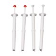 thumbnail image 1 of 4 Pack Stainless Steel Multi-Functional Flexible Pickle Tongs, Olive Pepper Tongs for Kitchen Restaurant Food, 1 of 4