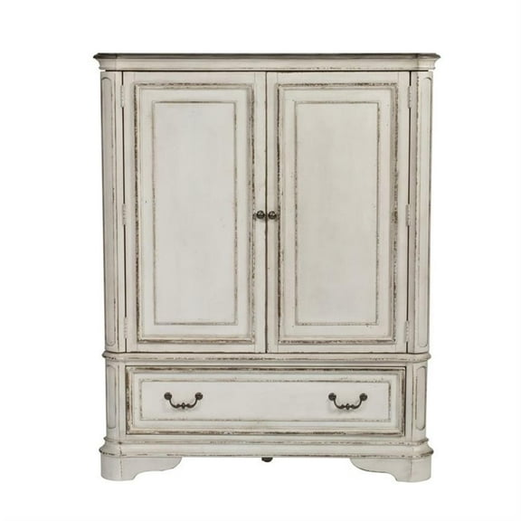 Pemberly Row Modern / Contemporary Magnolia Manor White Door Chest