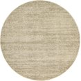 thumbnail image 1 of Unique Loom Del Mar Collection Contemporary Transitional Round Rug, 6 Feet, Beige/Brown, 1 of 2