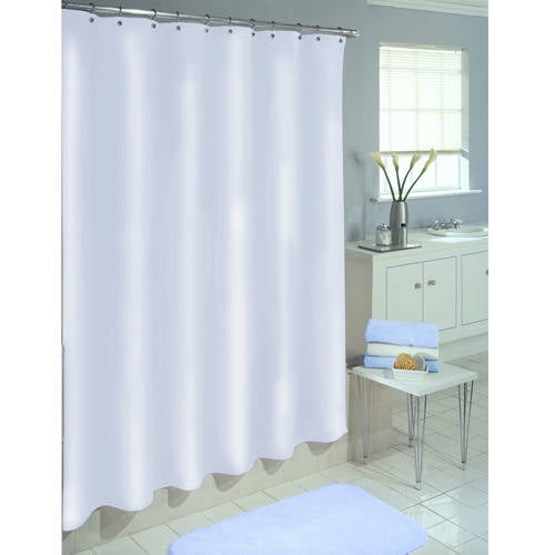 Escell Medium Weight Shower Liner, White