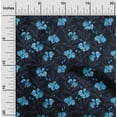 thumbnail image 2 of oneOone Tissu en Rayonne Bleu Floral Rétro Matériel de Robe Tissu Imprimé Tissu au Mètre 56 Pouces de Large, 2 of 5