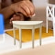 thumbnail image 4 of Muebles en miniatura para casa de muñecas, juego de muebles a escala 1/12, modelo de mesa de té de madera simulada, accesorios para bricolaje, modelo, 4 of 9