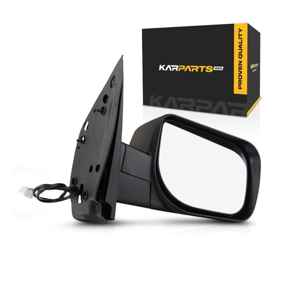For Nissan Titan Mirror 2010 11 12 13 14 2015 Passenger Side Manual Folding Power Non-Heated | w/o Towing Pkg. | SE / SV Model | Textured Black NI1321250 | 96301ZR10A