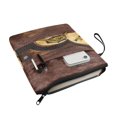 thumbnail image 3 of HELLHERO Zipper Pouch with Decorative Design Waterproof Polyester Fabric Book Storage Bag for Librarian Hardcover Notebook Bible Journal Textbooks Paperbacks 8.66 x 11.42, Sea Turtle Nature Tote, 3 of 8